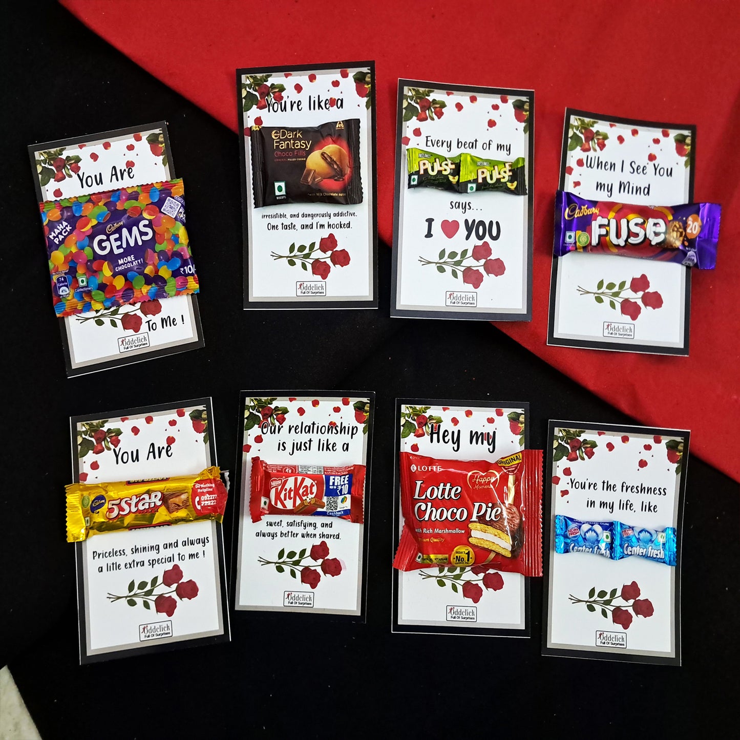 I LOVE YOU valentine day gift chocolate gift box gifts for girlfriend boyfriend Paper Gift Box (Multicolor)