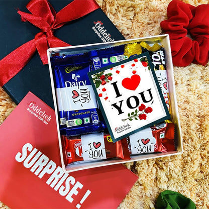 I Love You Valentine day special gift 10 pcs Chocolate Gift Box Truffles (1 Units)